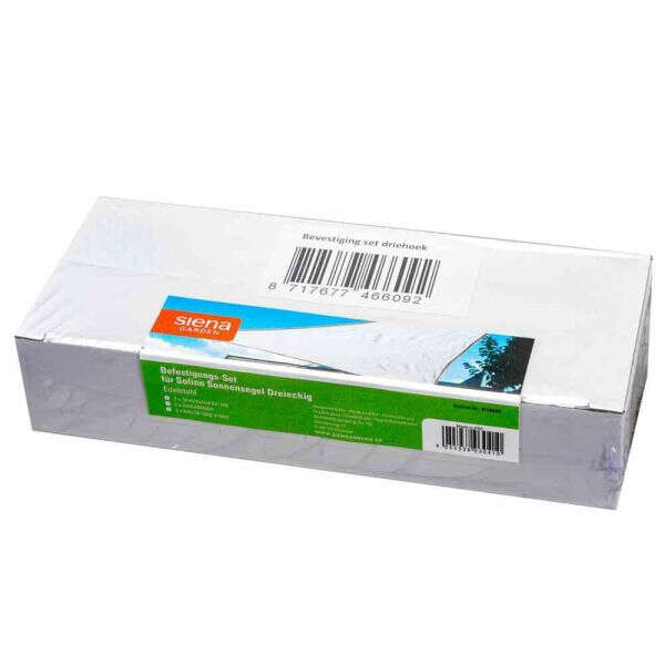 SIENA GARDEN Solino Zubehörset für 3-eckige Sonnensegel